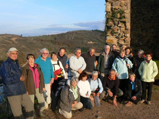 Le groupe à la tour de St Maurice